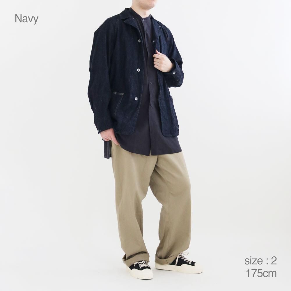 comoli 23aw デニムワークジャケット Black size2 - アウター