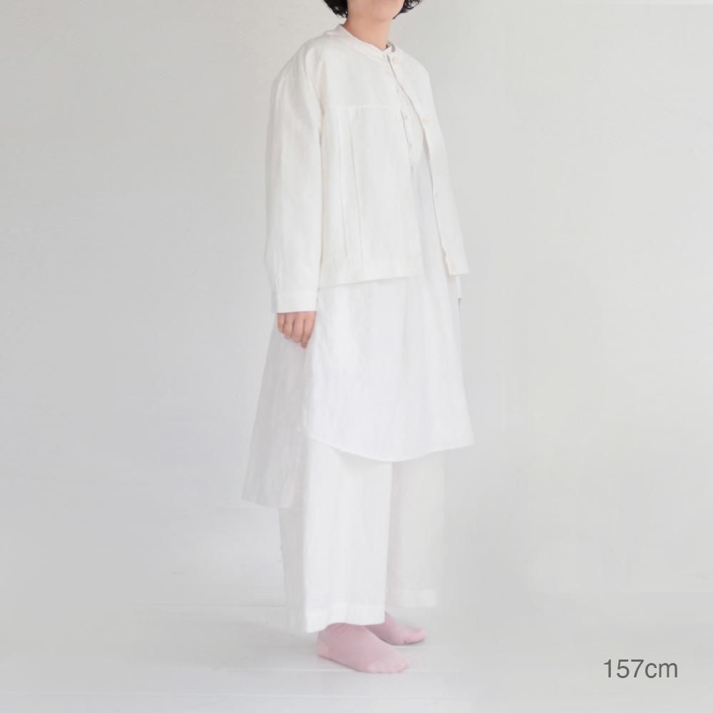 Atelier d'antan | コットンリネンタックジャケット〈 Andre 〉　White