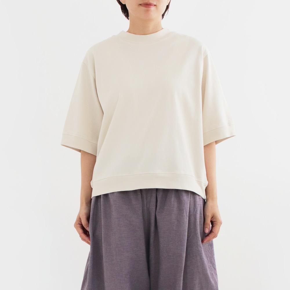 【未使用/2025/定価1.6万】アトリエダンタン Atelier d’antan*Bordetコットンショートスリーブカットソー*(2-2507-56)【03G52】 Atelier d'antan | コットンショートスリーブカットソー