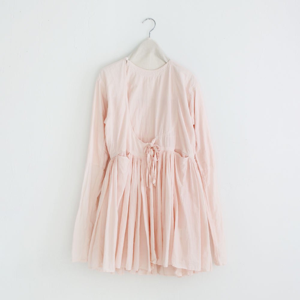 Khadi&Co. | アンドラプレインカシュクールブラウスオーバーダイ〈 NEELEM 〉Light Pink