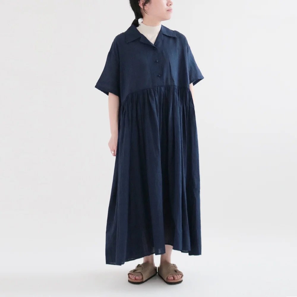 Khadi and Co. | アンドラプレインドレス〈 FLORA 〉 2colors