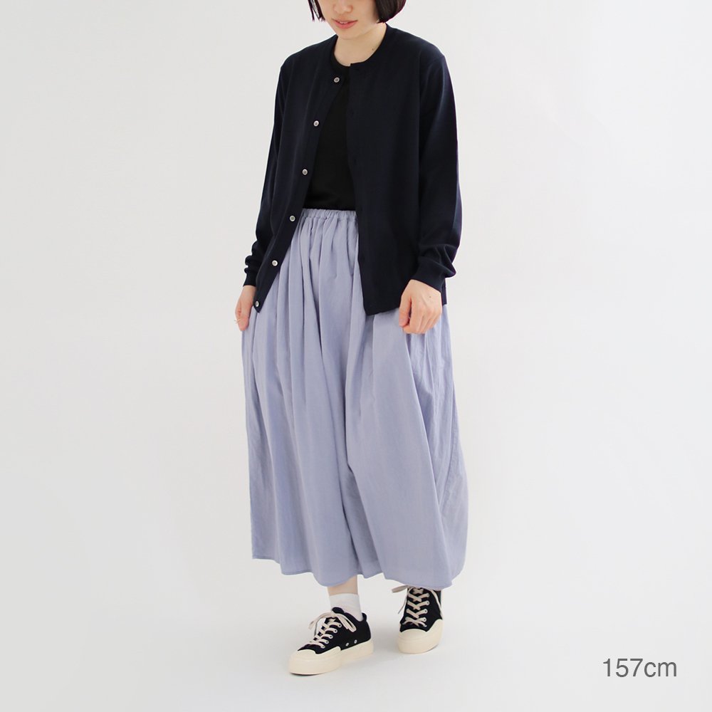 ゴーシュ | コットンリネンポプリンギャザースカート 2colors