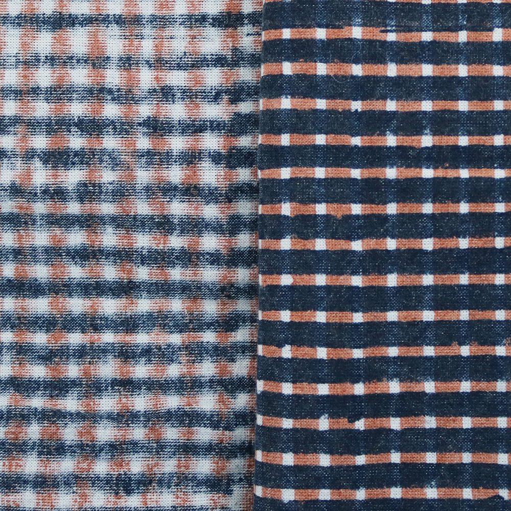 Khadi and Co. | チェックプリントジャケット〈 FREJA 〉 Brown×Navy Check