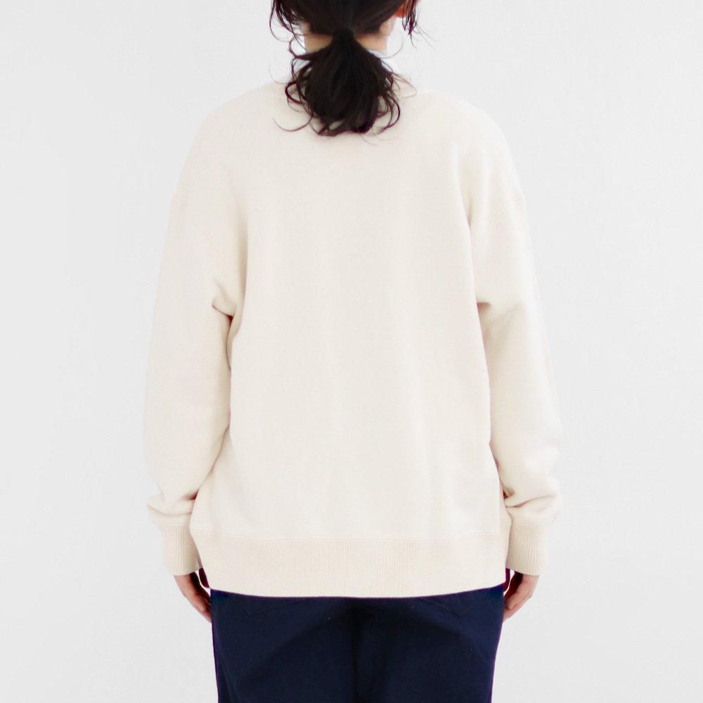 Atelier d'antan | コットンシルクスウェットカーディガン