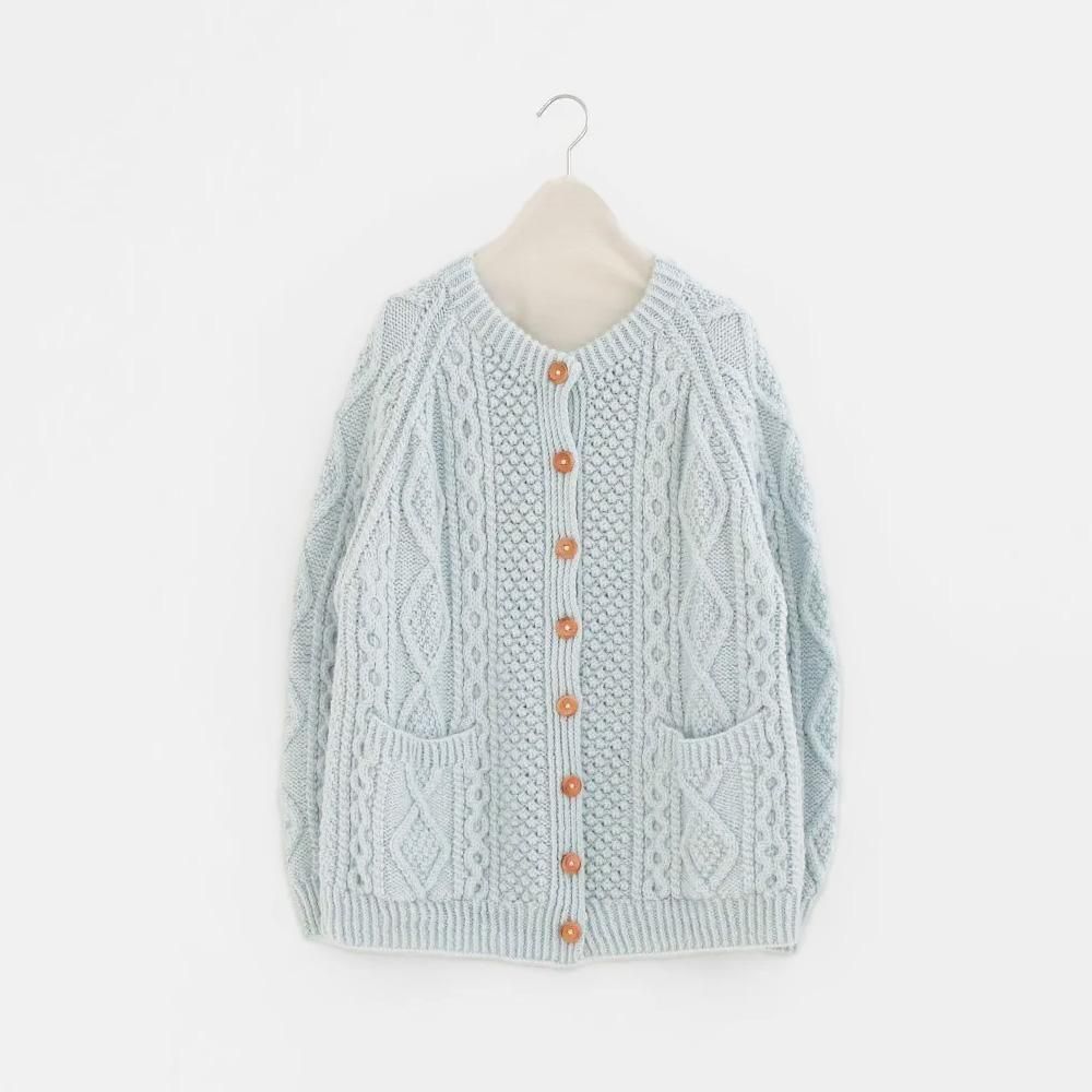 <img class='new_mark_img1' src='https://img.shop-pro.jp/img/new/icons3.gif' style='border:none;display:inline;margin:0px;padding:0px;width:auto;' />Charpentier de VaisseauAran Woollen Mills | ϥɥ˥åȥǥ Kennedy <br>Light Blue