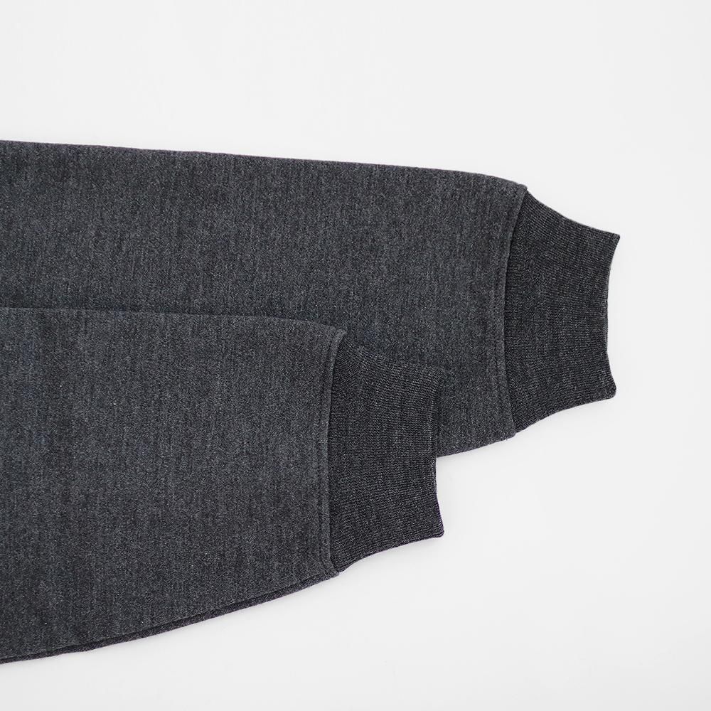 Comoli | ウールカシミヤシルクスウェット Dark Grey