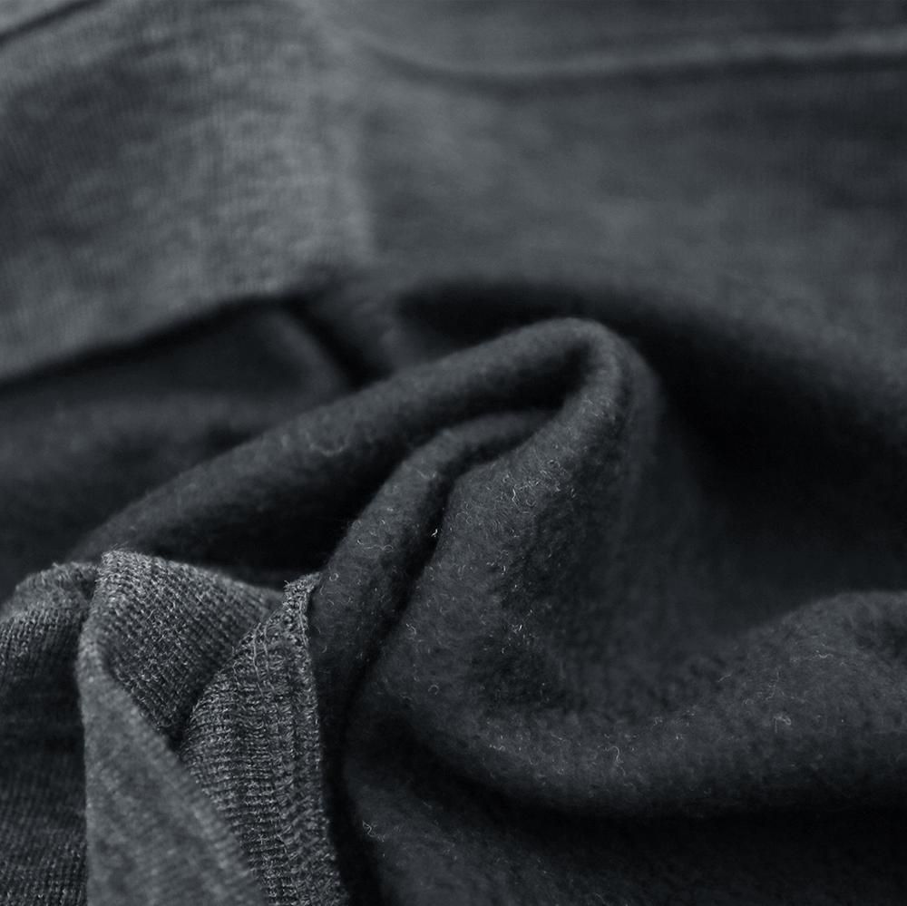 Comoli | ウールカシミヤシルクスウェット Dark Grey