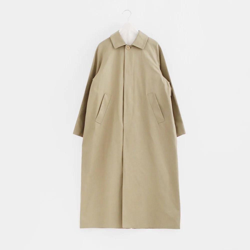 Yaeca Women | ステンカラーコートロング Khaki