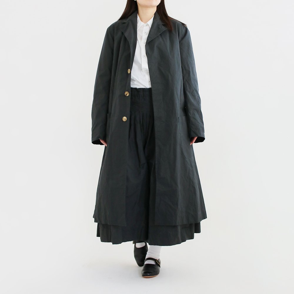 Ricorrrobe | ワックスドコットンコート〈 French 〉　Dark Grey