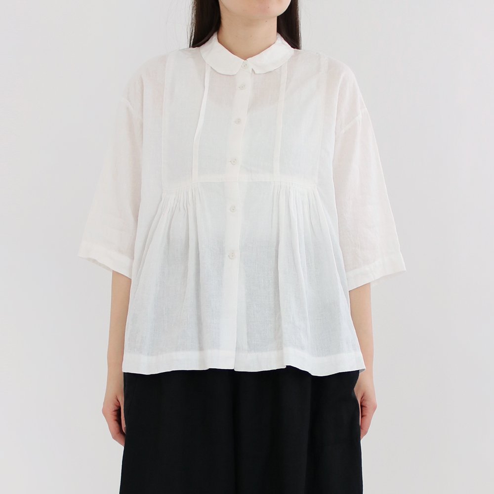 Atelier d'antan | 和紙コットンシャツ〈 Prus 〉2colors