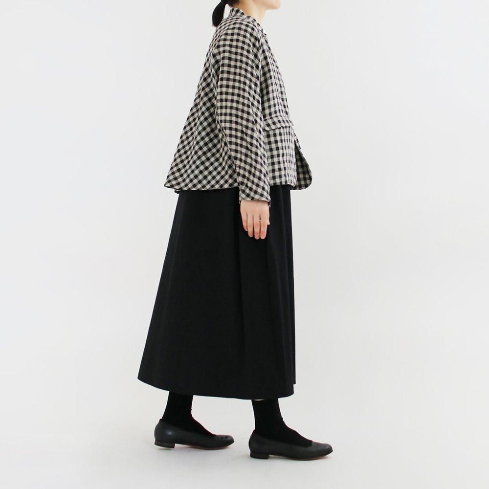 Atelier d'antan | リネンジャケット〈 Taine 〉 Black Check
