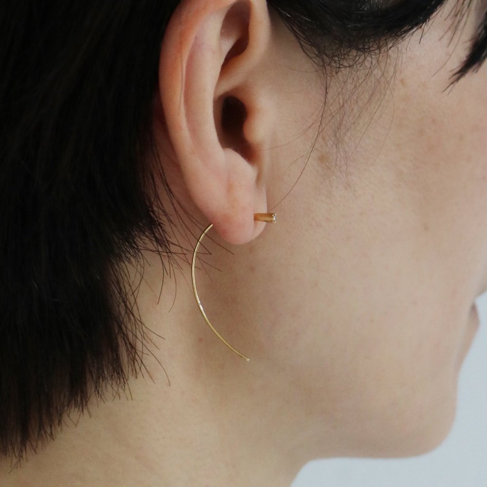 Atelier d'antan ピアス「ワルツ」(K18)-