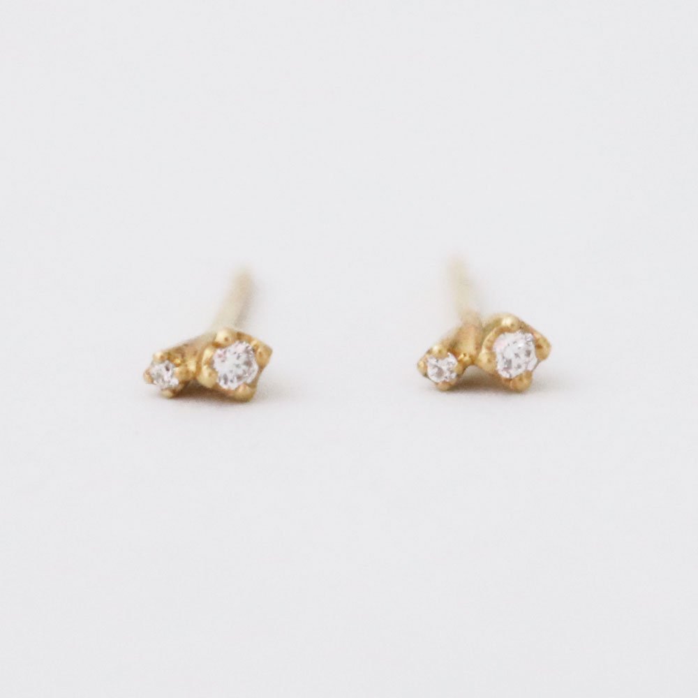 Atelier d'antan ピアス「ワルツ」(K18)-