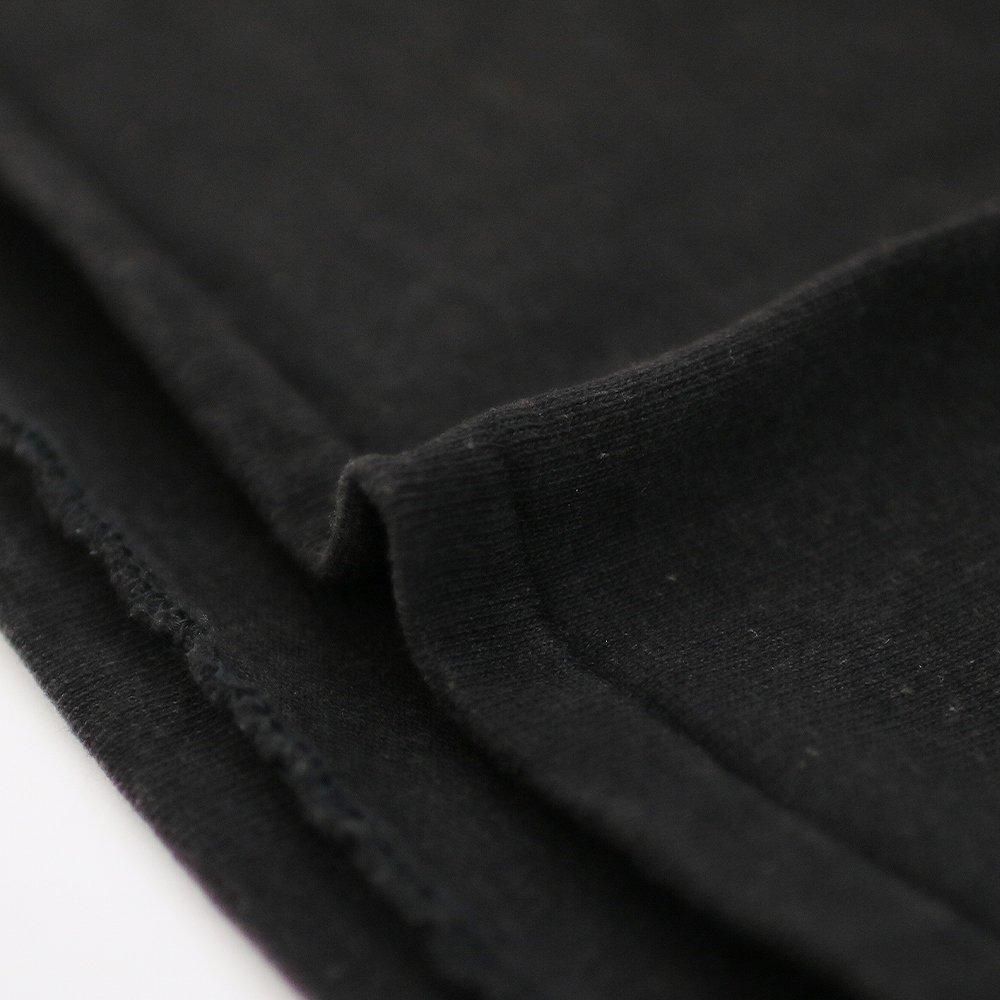 Comoli | コットンジャージベースボールTシャツ Black