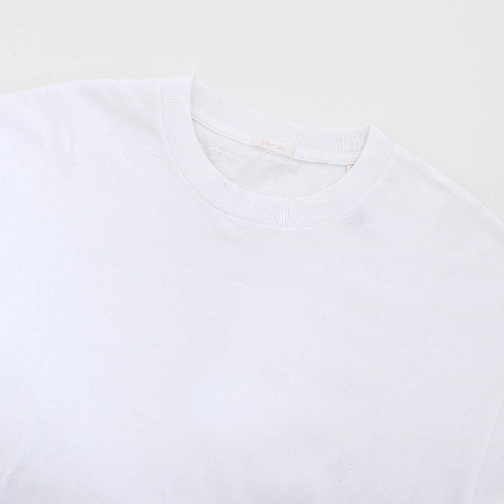 COMOLI コットン100% ホワイト長袖シャツ Comoli | コットンジャージ長袖Tシャツ 2colors