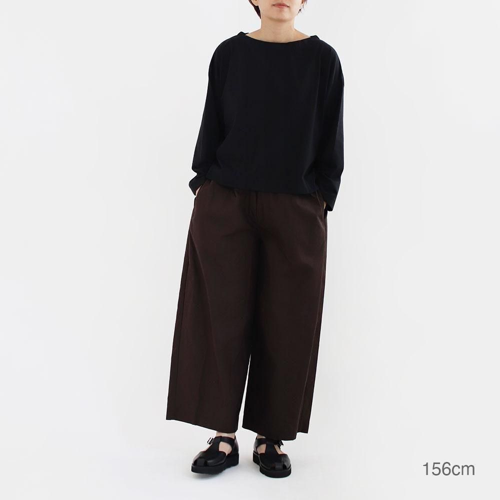 まきこ　試着のみアトリエダンタン コットンカットソー ワイド〈Celan〉 試着のみ】アトリエダンタン コットンカットソー ワイド〈 Celan
