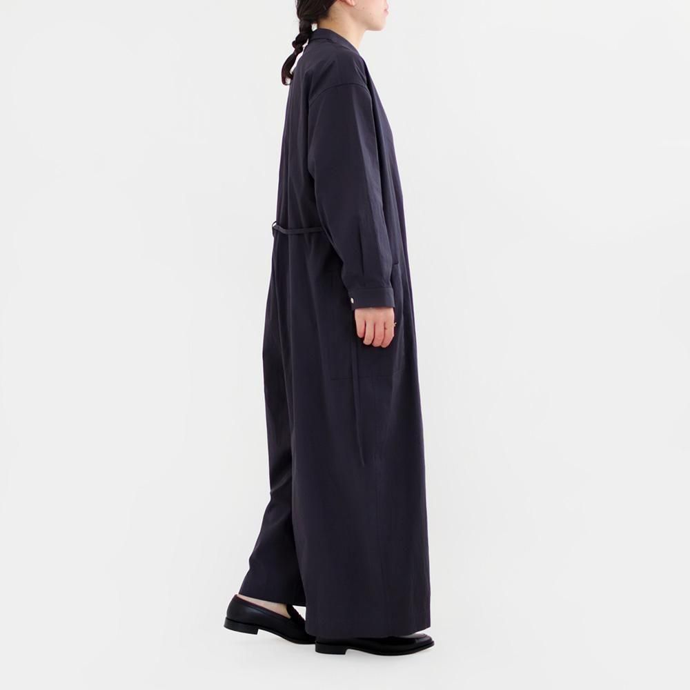 【未使用】アトリエダンタン　ウールリネン ジャンプスーツ (ダークグレー) Atelier d'antan | ウールリネンジャンプスーツ〈 Dillon 〉 2colors