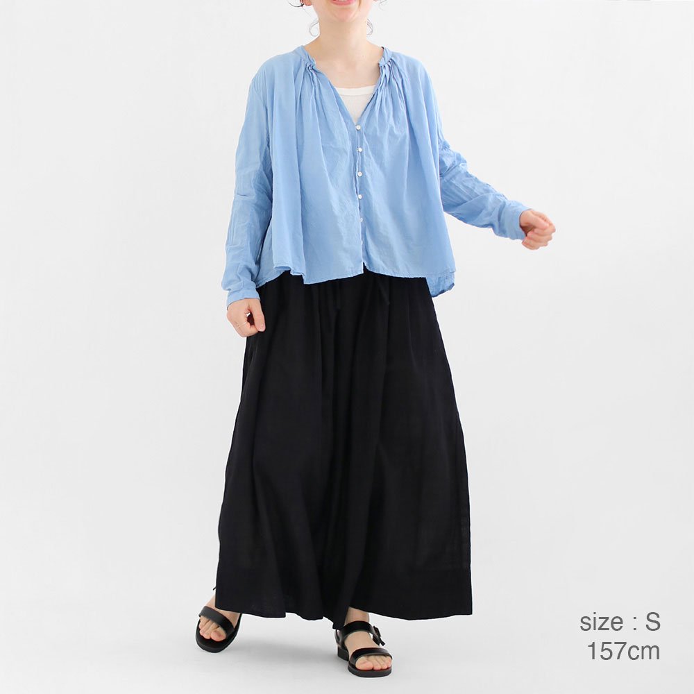 Khadi and Co. | ライトカディタックブラウス〈 SARA 〉　Blue