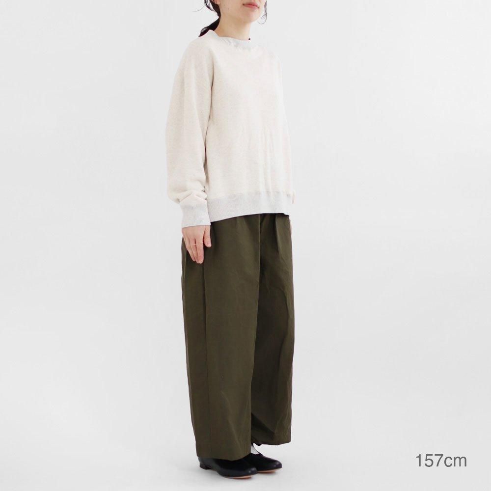 Atelier d'antan | コットンシルクスウェット〈 Dorn 〉Light Grey