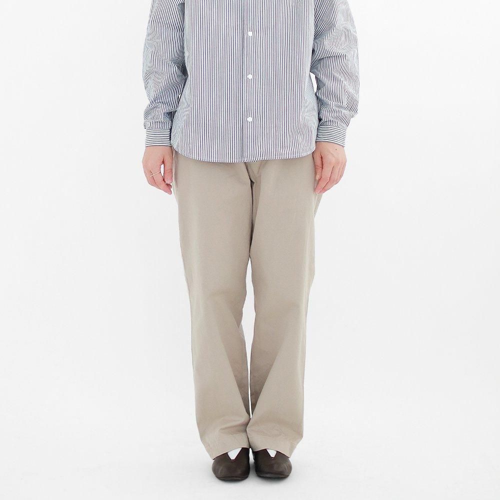 Yaeca | レディースチノワイドストレートパンツ Beige