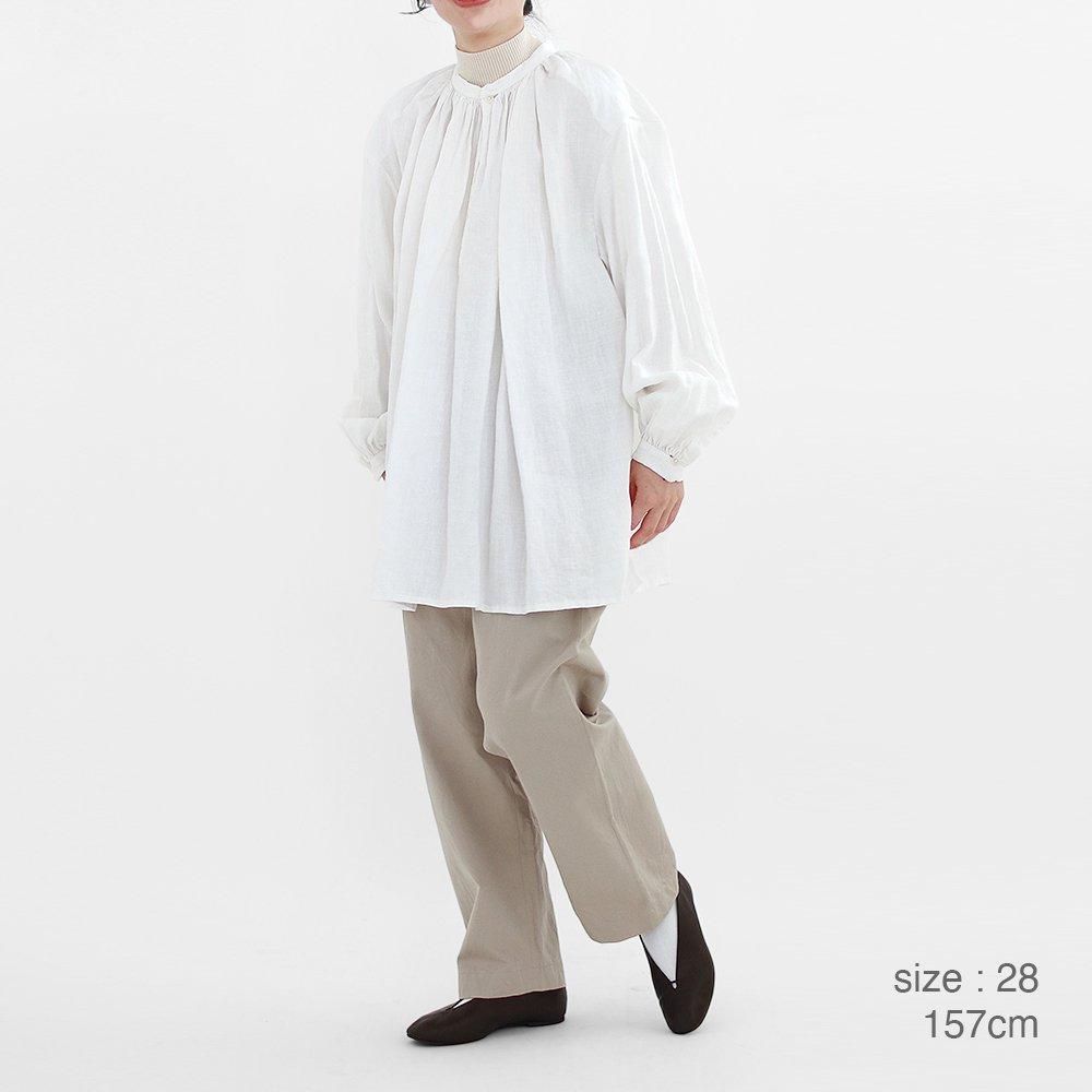 YAECA ベージュ チノパン ワイドストレート サイズ30 YAECA ベージュ チノパン ワイドストレート サイズ30