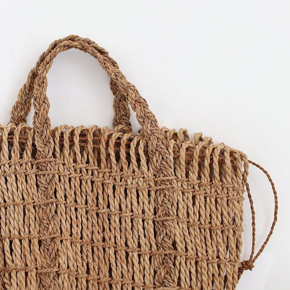 F/style | シナの縄の巾着バッグ S Natural