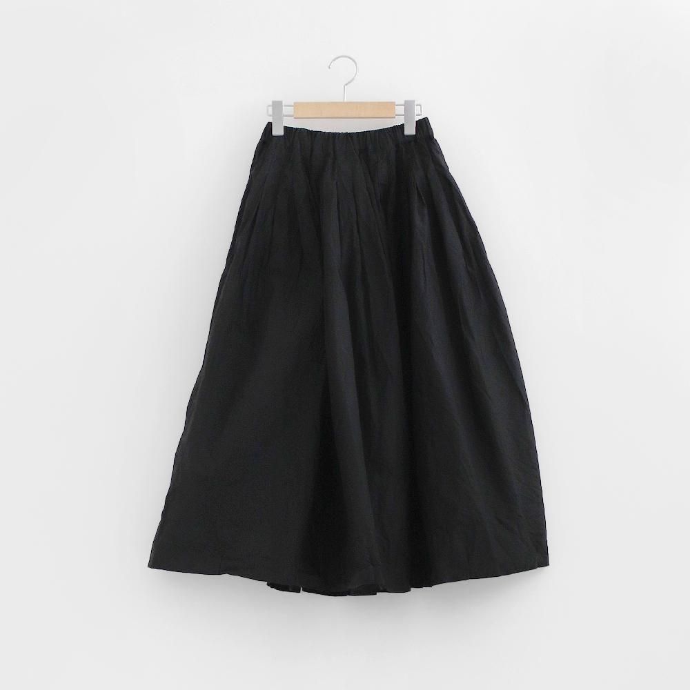 Ricorrrobe | ライトワックスコットンスカート〈 willow 〉 Black