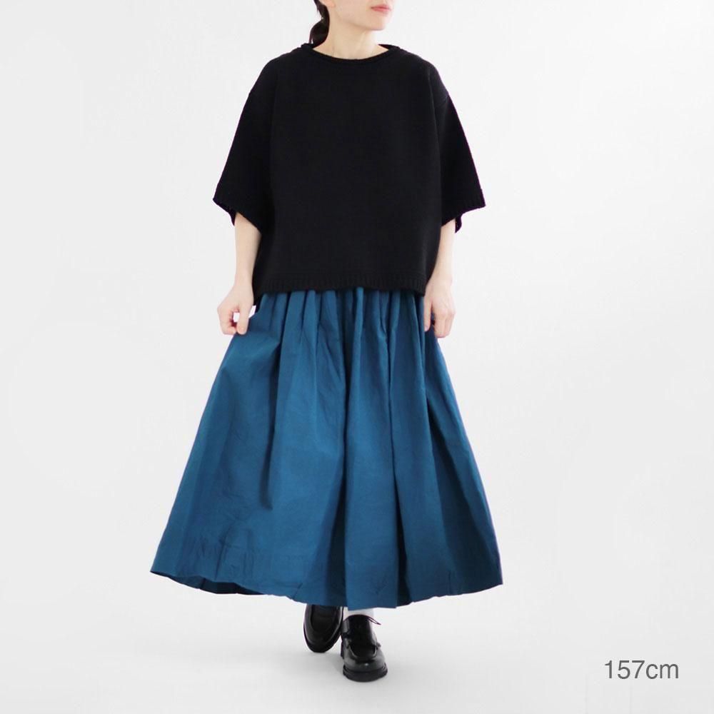 Atelier d'antan | コットンシルクハーフスリーブニット〈 Damm