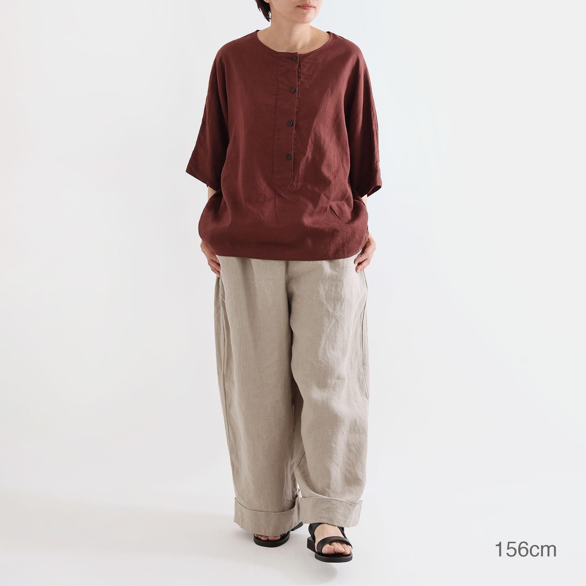 Atelier d'antan | リネン和紙コットンプルオーバーシャツ〈 Puget