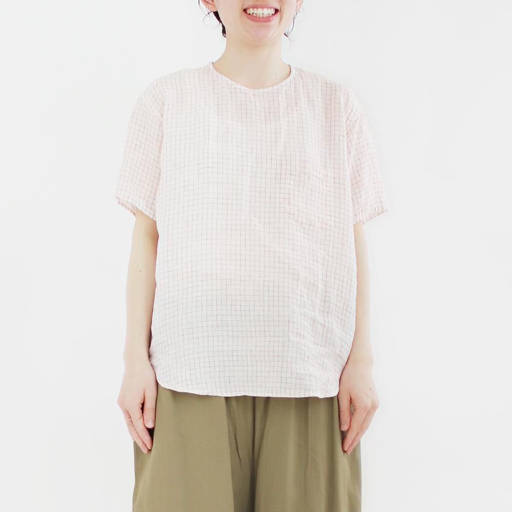 超人気新品 ゴーシュ | 66/1リネンブラウス 2colors トップス