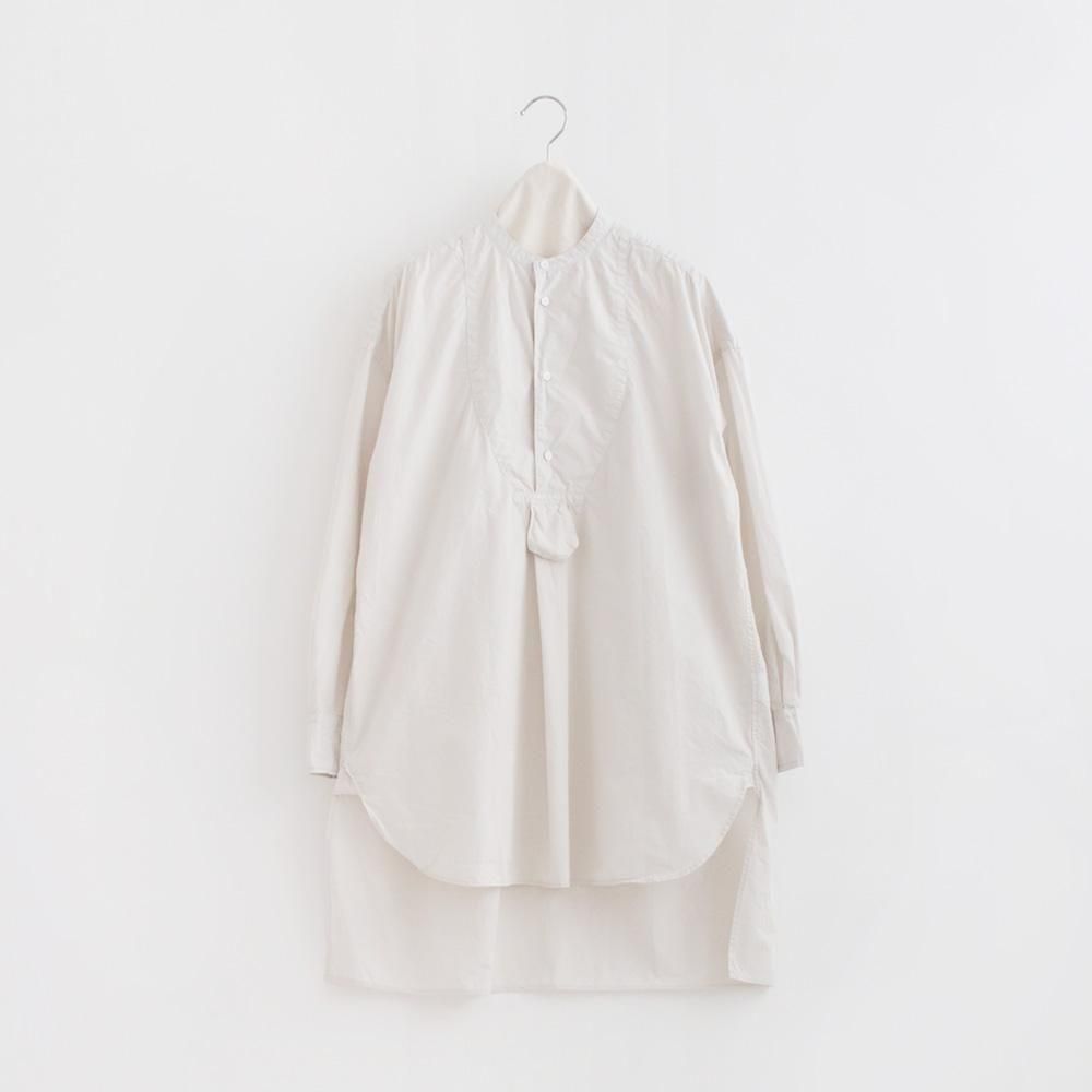 Toujours | タキシードロングシャツ White