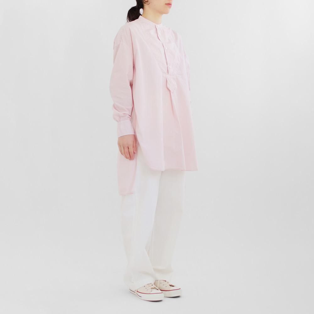 Toujours | タキシードロングシャツ White