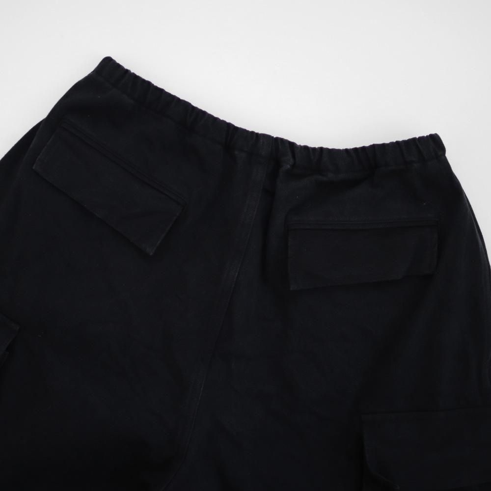 comoli ブラックドリル6Pパンツ-BLACK サイズ2 COMOLI ブラックドリル 6Pパンツ - DIMPLE