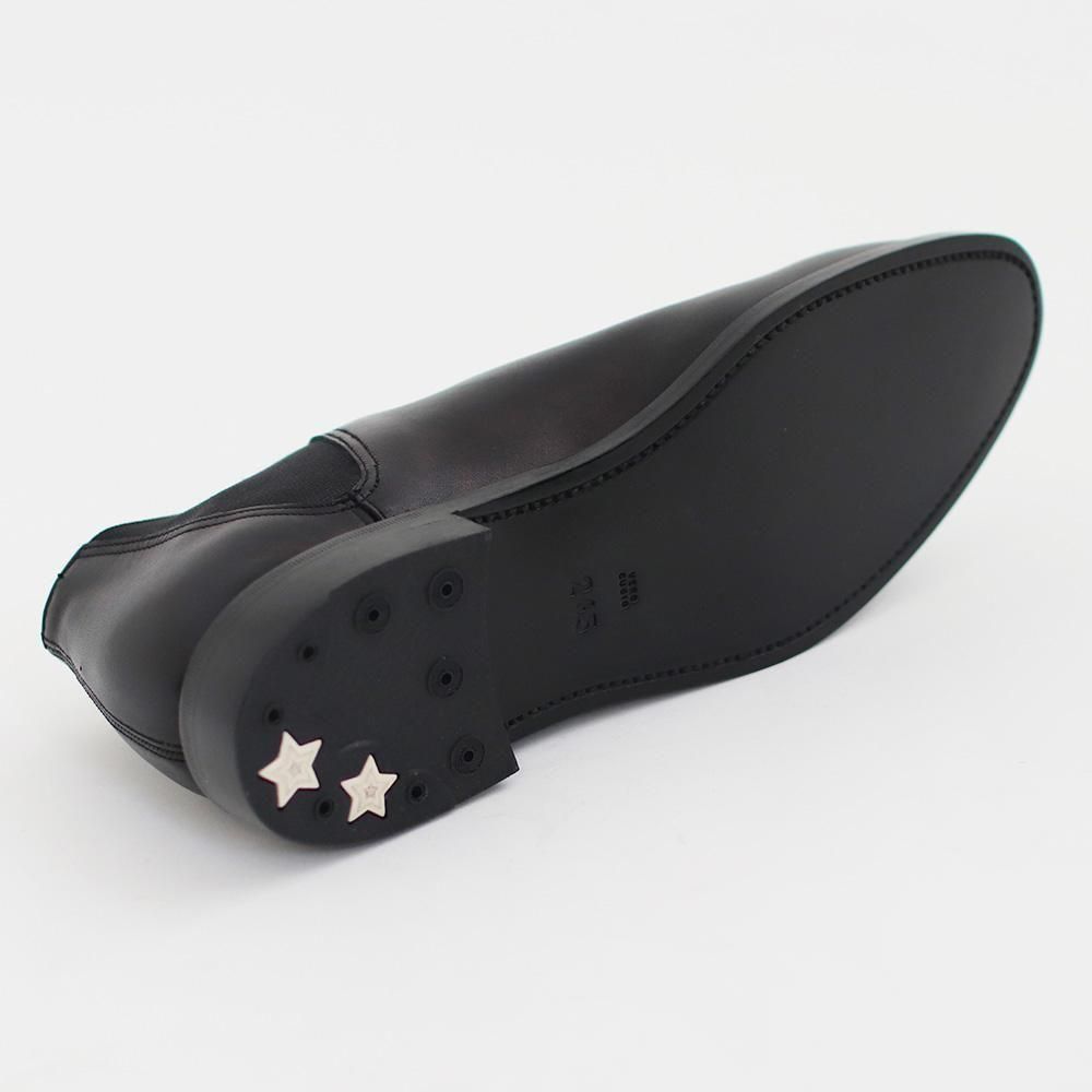 Beautiful Shoes | ミドルカットサイドゴアブーツ Black