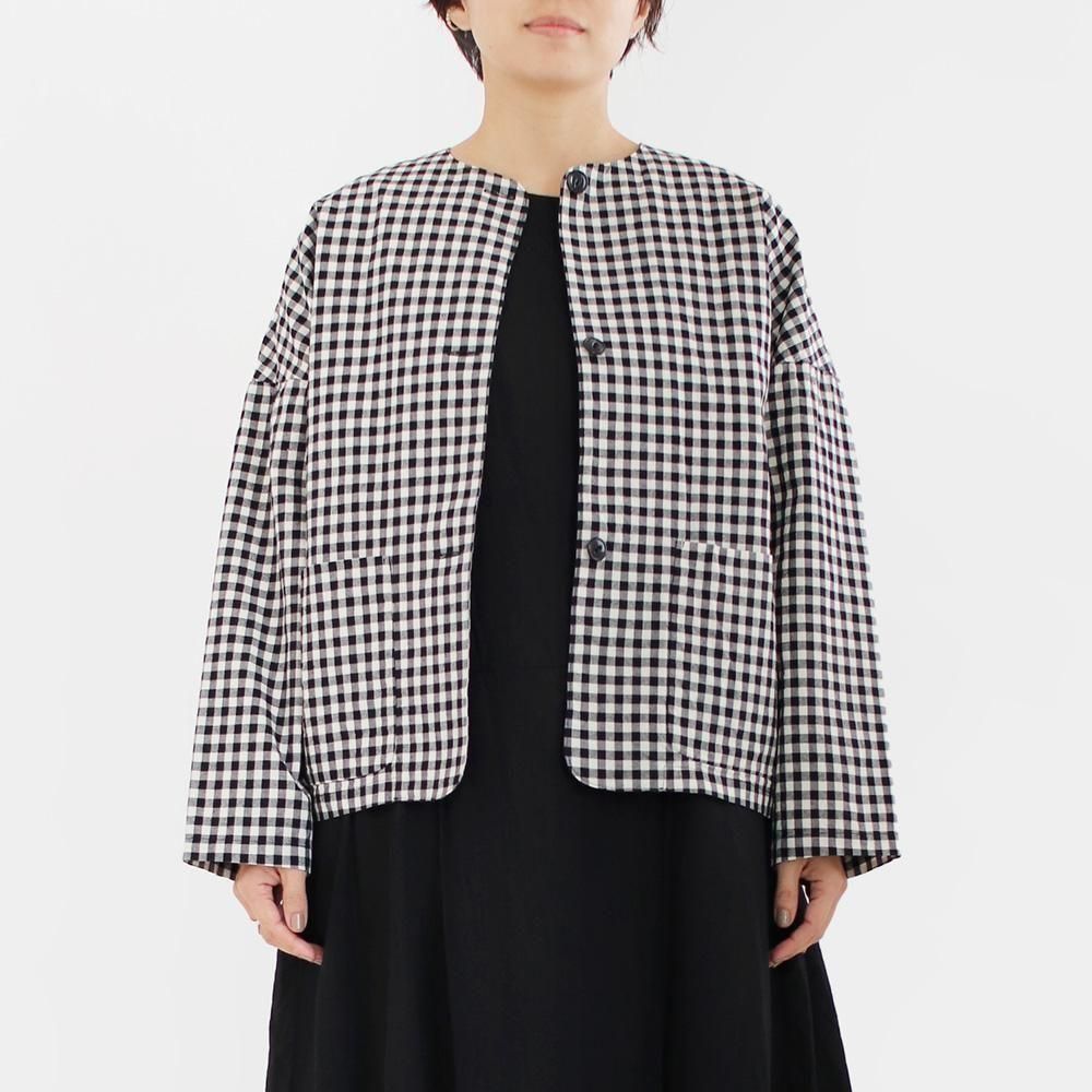 Atelier d'antan | コットンジャケット〈 Cibot 〉 Black Check