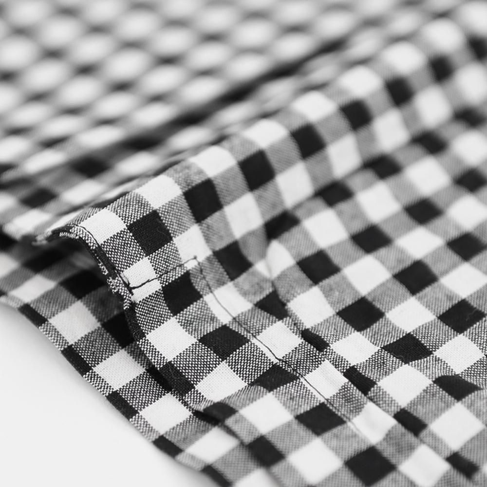 Atelier d'antan | スリーブレスドレス〈 Coudres 〉 Black Check