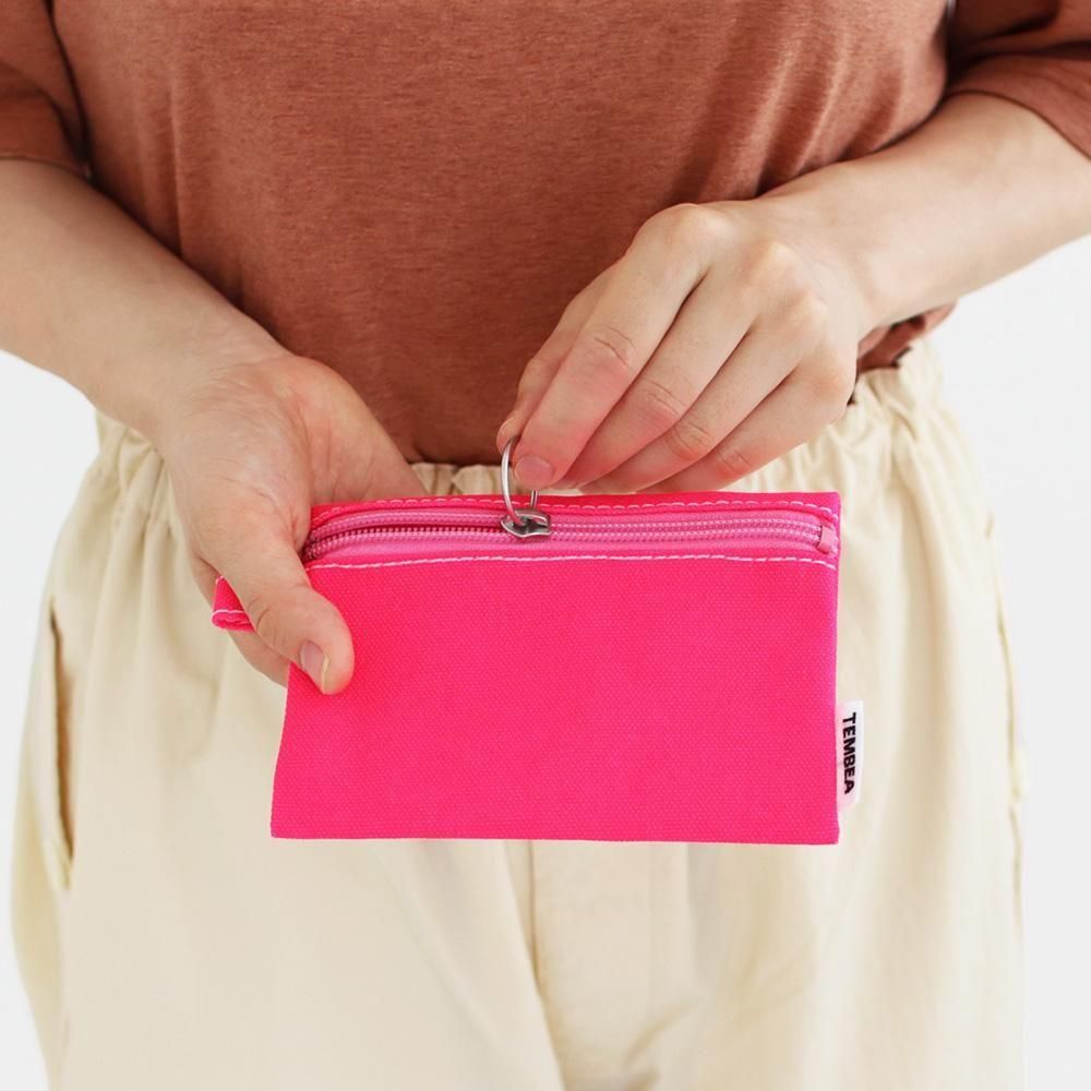 Tembea | フラットポーチ スモール Pink