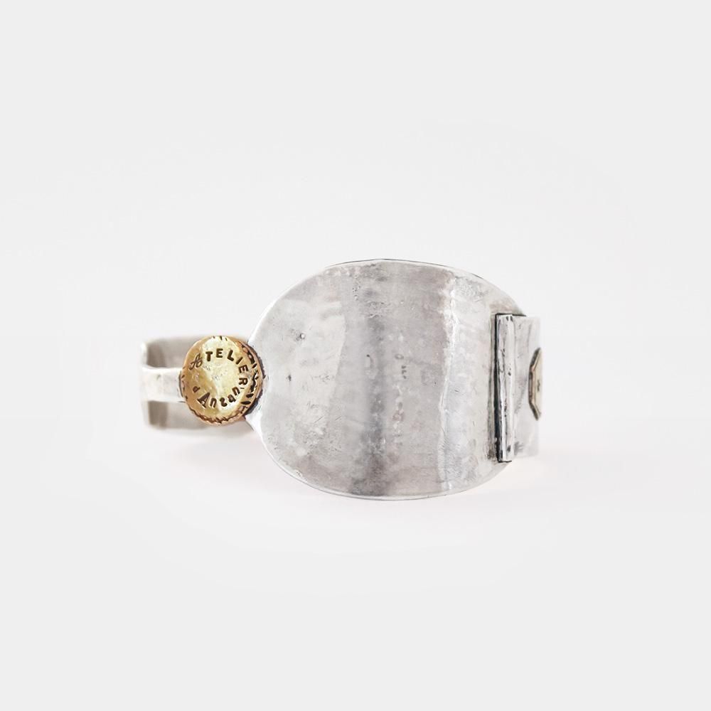 Revivre アンティークスプーンリング Revivre | アンティークスプーンバングル〈 Pizza Spoon Bangle