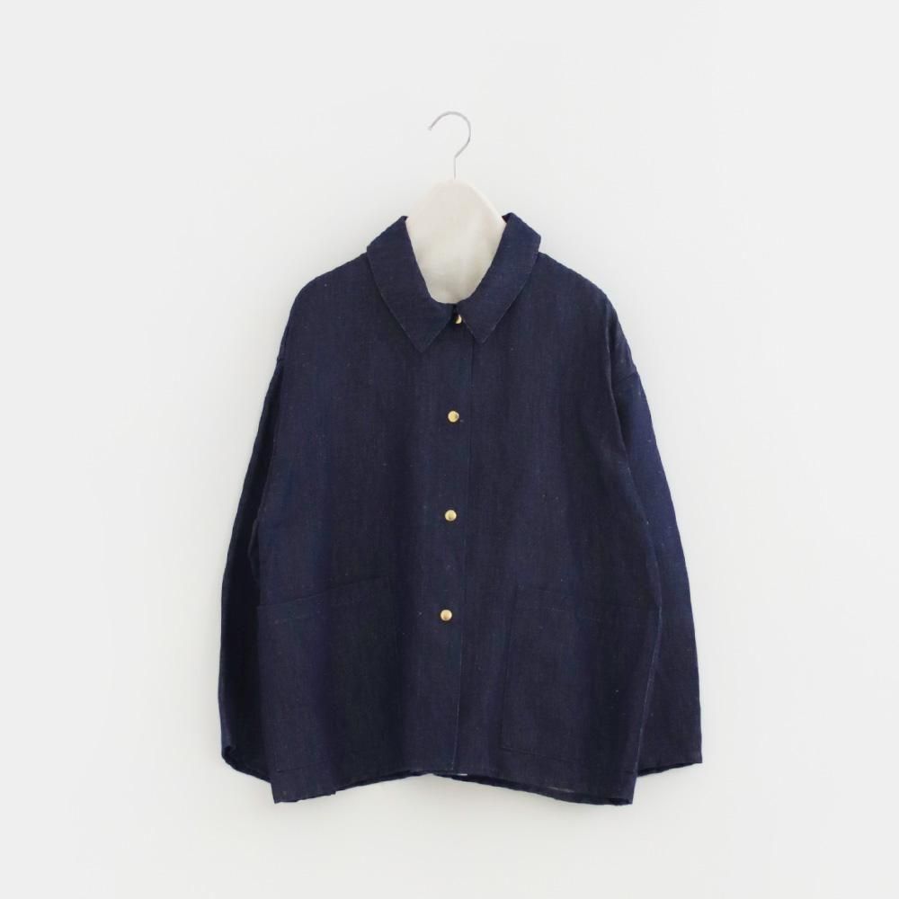 Atelier d'antan | ヘンプデニムジャケット〈 Henon 〉 Dark Indigo
