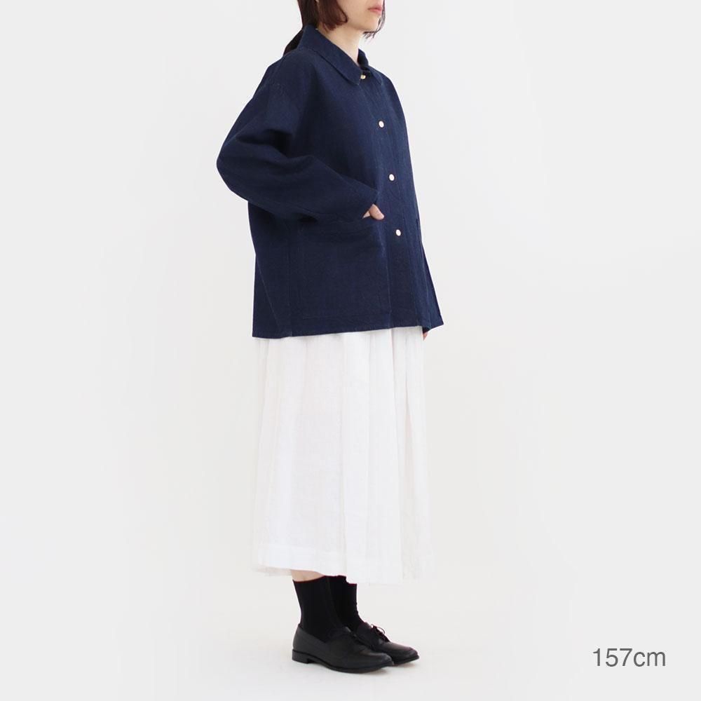 新品　Atelier d'antan アトリエダンタン　デニムジャケット　タグ付 Atelier d'antan (アトリエ ダンタン) Andre Linen Denim Jacket