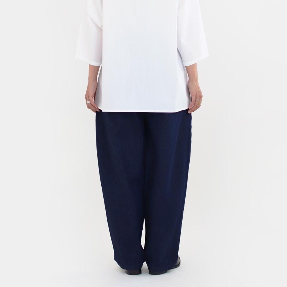 パンツ Lin francais d'antan Salvador TuckPants Atelier d'antan | デニムタックテーパードパンツ〈 Salvador