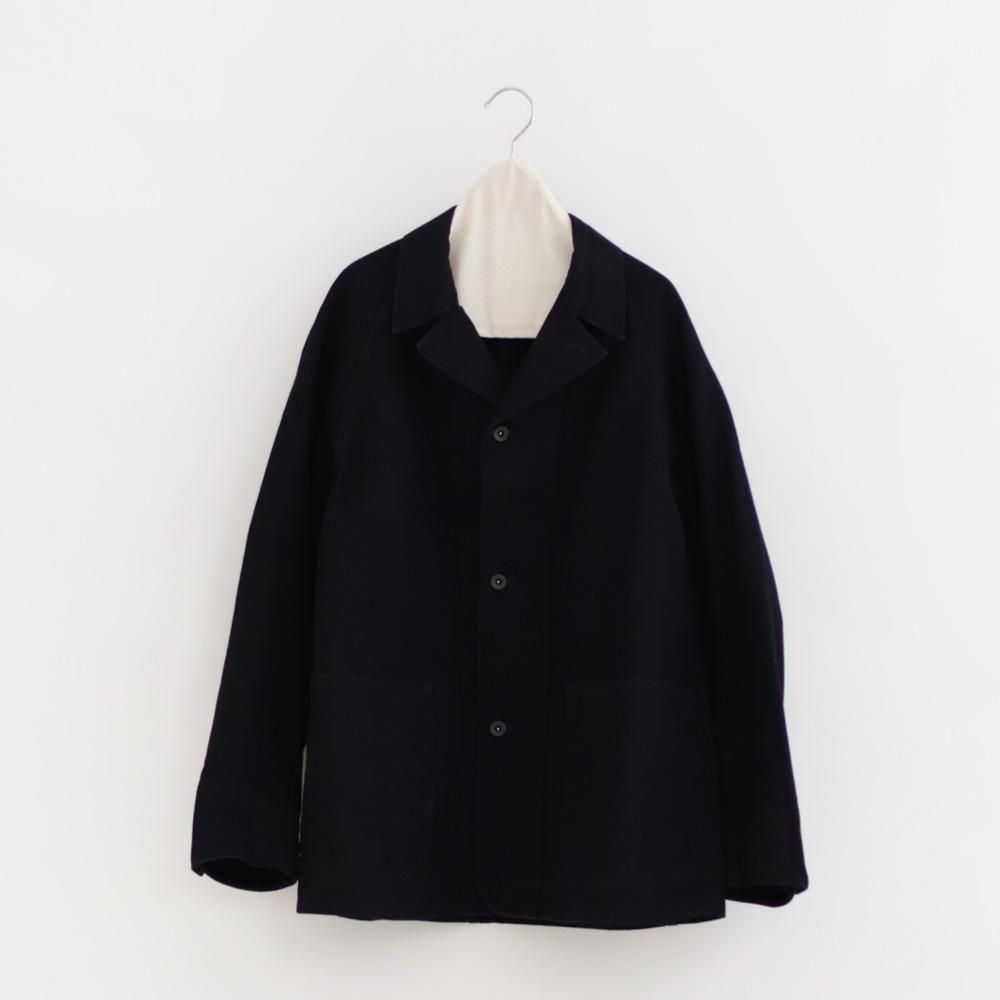 Comoli | ブラックデニム ワークジャケット Black
