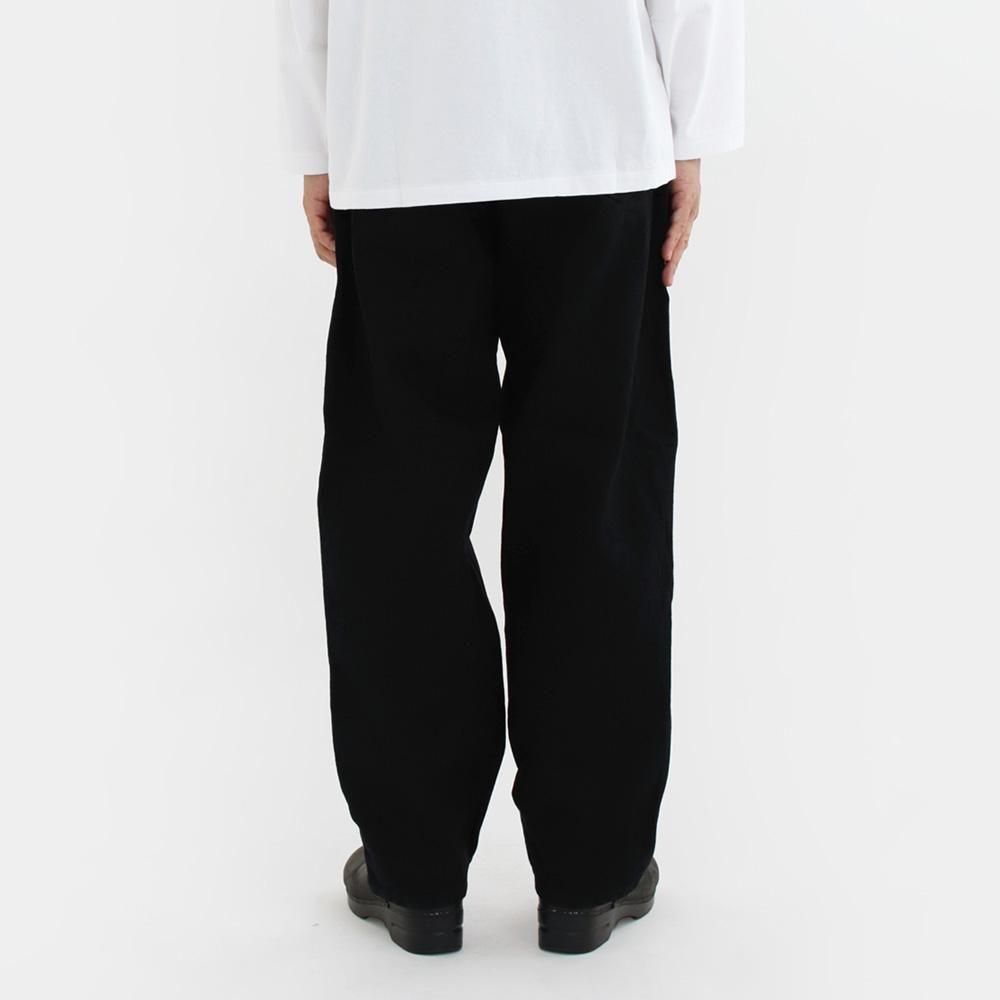 COMOLI BLACK DENIM TAPERED PANTS 1 新品 COMOLI Black Denim Tapered Pants, Black – Navyblue