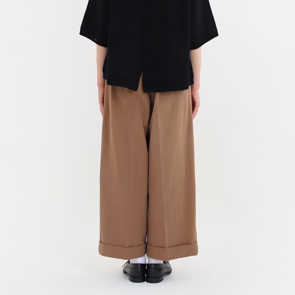 【美品】アトリエアンワン　ロンドパンツ コットンシルク　アトリエダンタン　上質 美品】アトリエアンワン ロンドパンツ コットンシルク アトリエ