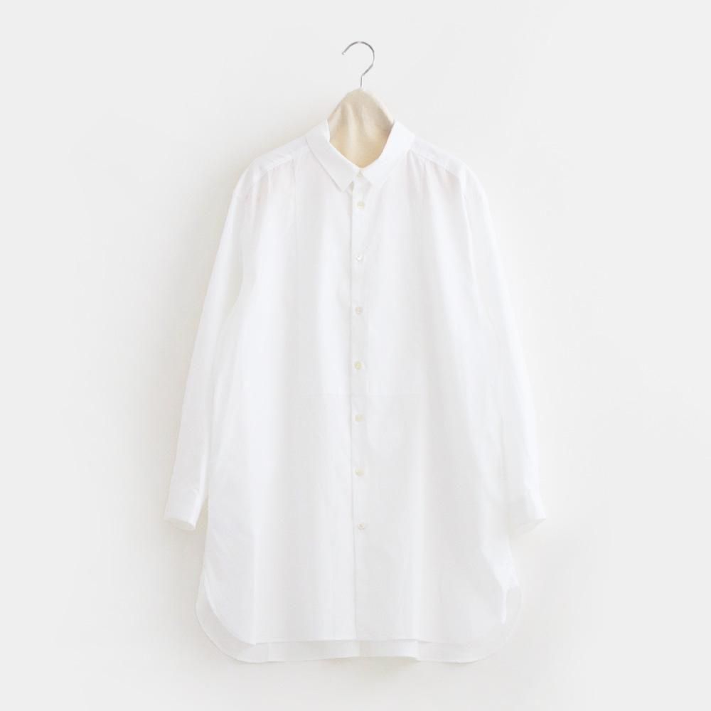 charpentier de vaisseau コットンシャツワンピース　白 Charpentier de Vaisseau Dolly コットンシャツワンピース White