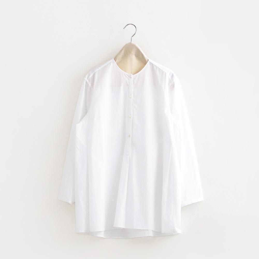 Atelier d'antan | コットンプルオーバーシャツ〈 Gide 〉 White