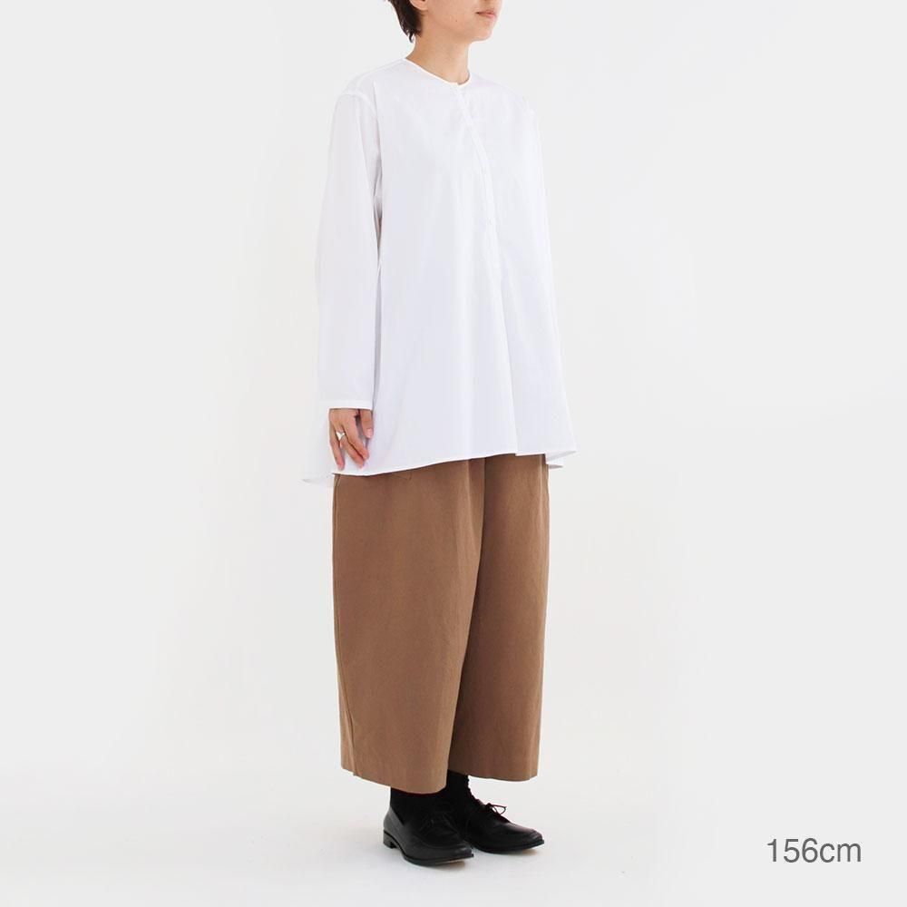 Atelier d'antan | コットンプルオーバーシャツ〈 Gide 〉 White