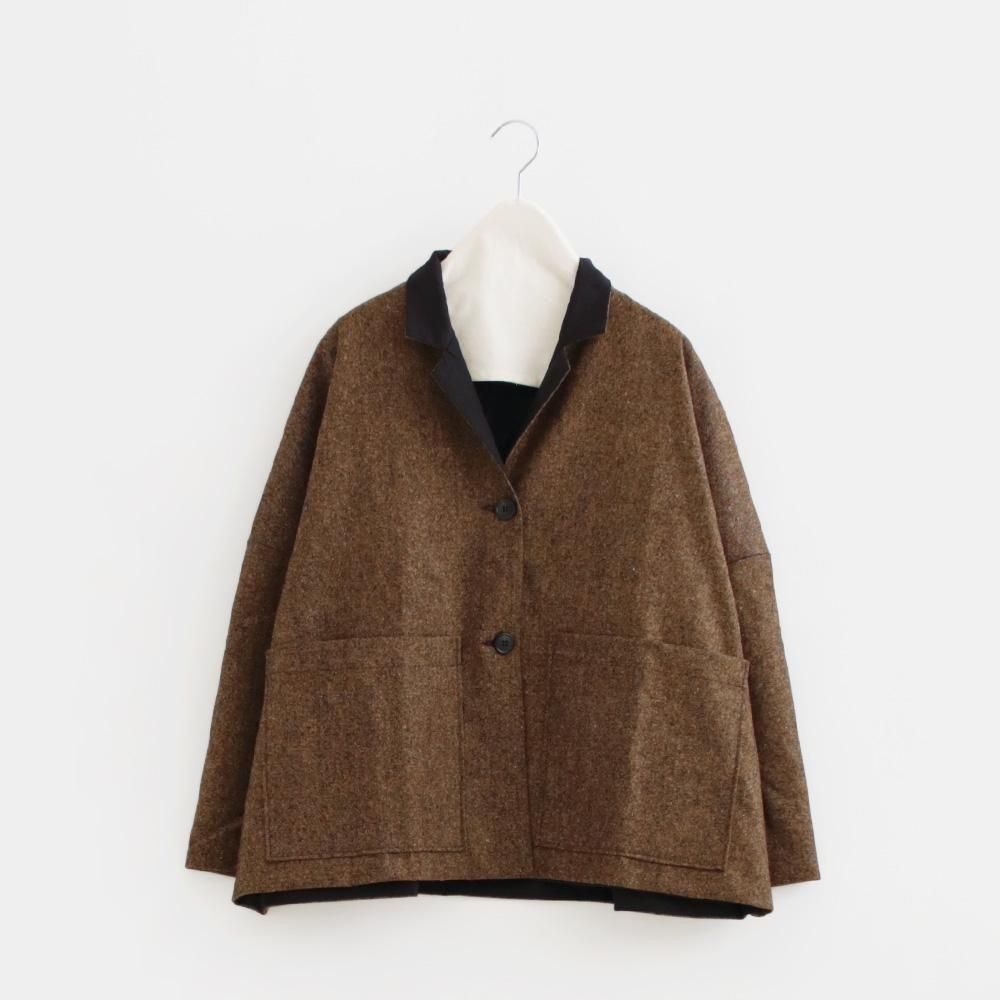 Gallego Desportes | ラインジャケット<br>Brown Check