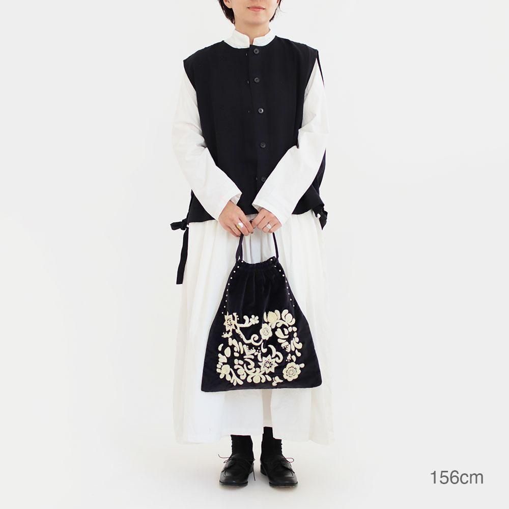 Khadi and Co. | ガーゼウールベスト〈 AVA 〉 Black