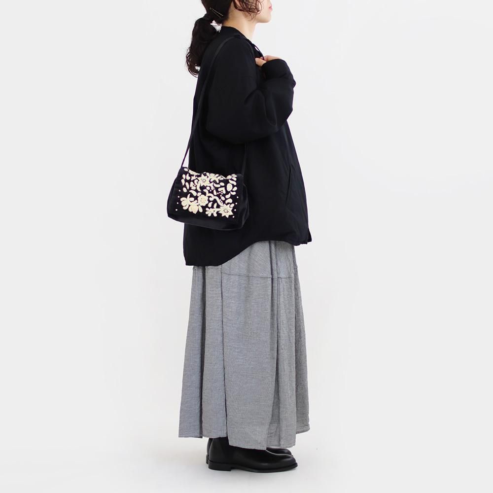 Khadi&Co. | ベルベットフラップショルダーバッグ 2colors